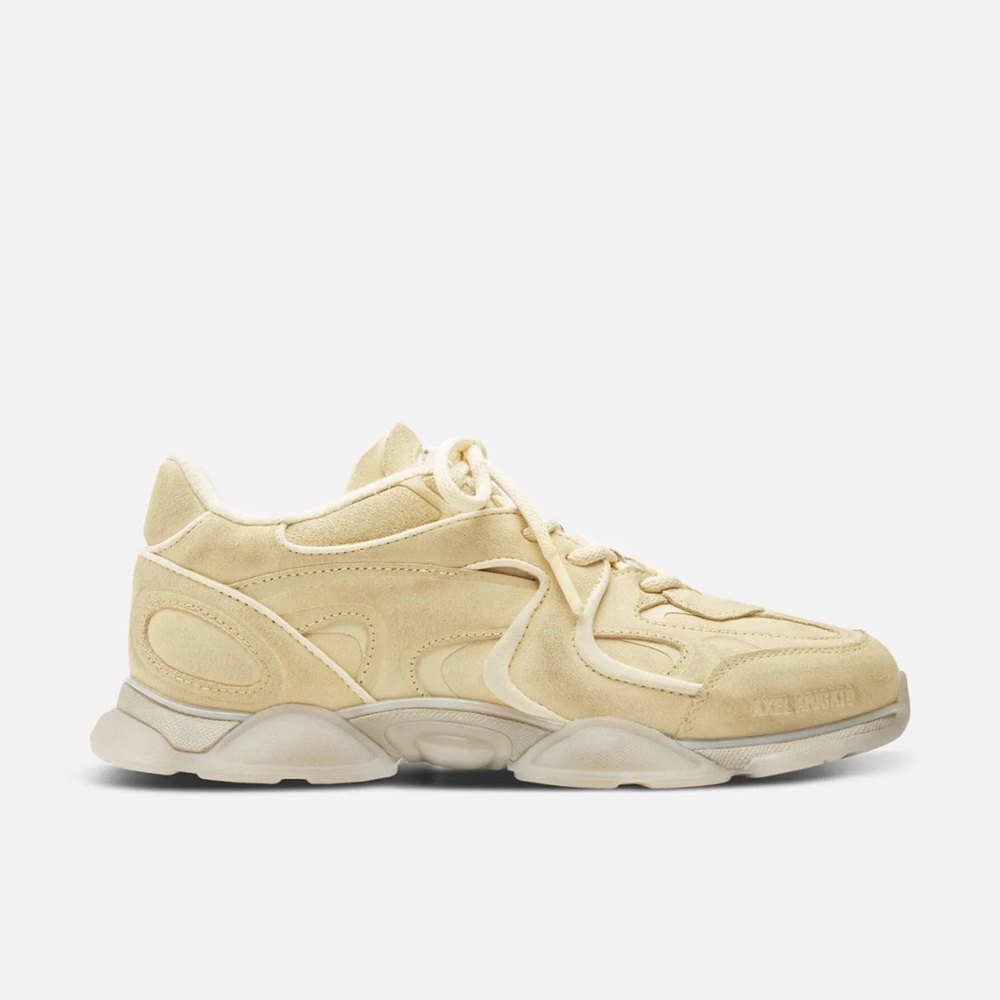 Axel Arigato Eris Suede Sneakers in light pastel butter yellow 8,5